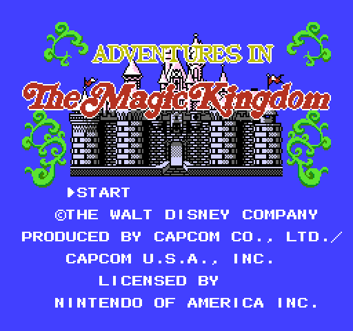 Adventures in the Magic Kingdom [NES]
