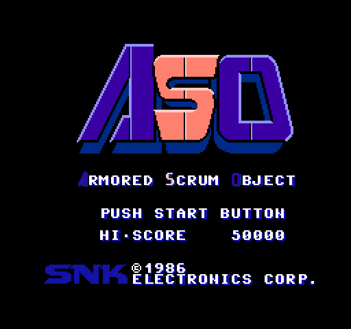 ASO: Armored Scrum Object [NES]