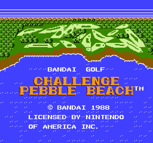 Bandai Golf: Challenge Pebble Beach [NES]