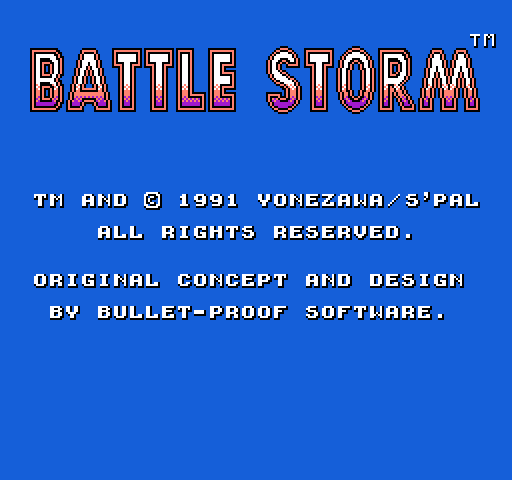 Battle Storm [NES]