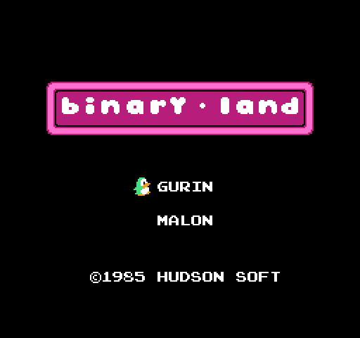Binary Land [NES]