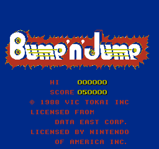Bump'n'Jump [NES]