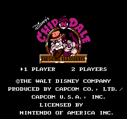 Chip 'n Dale Rescue Rangers [NES]