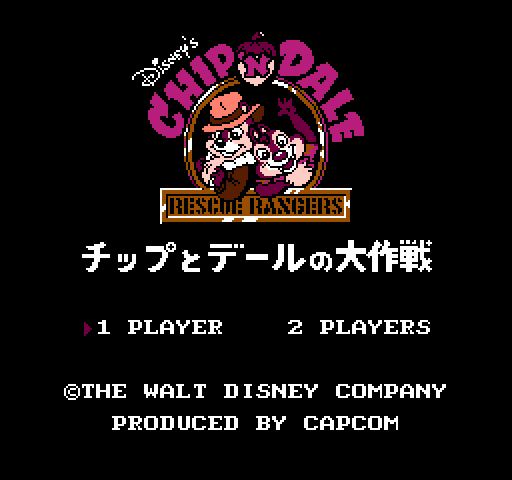 Chip to Dale no Daisakusen [NES]