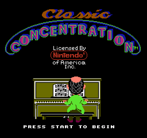 Classic Concentration [NES]