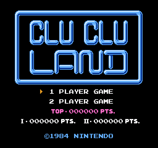 Clu Clu Land [NES]