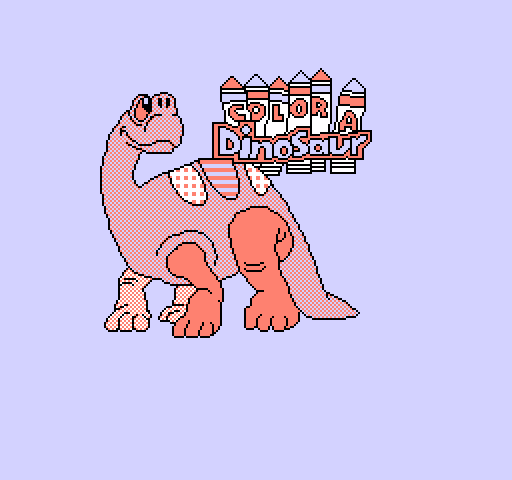 Color A Dinosaur [NES]