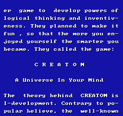 Creatom [NES]
