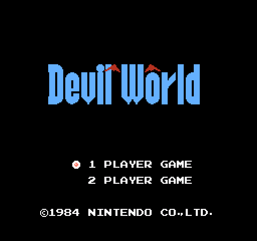 Devil World [NES]
