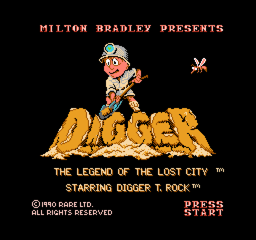 Digger: The Legend of the Lost City [NES]