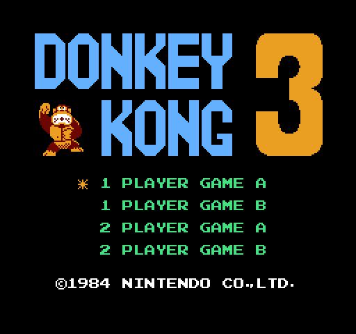 Donkey Kong 3 [NES]
