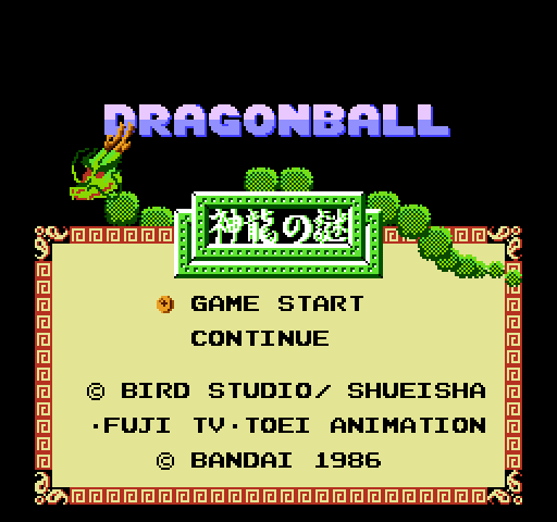 Dragon Ball: Shen Long no Nazo [NES]