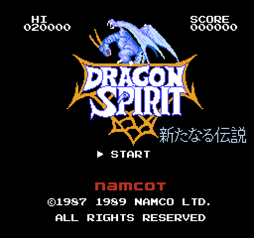 Dragon Spirit: Aratanaru Densetsu [NES]