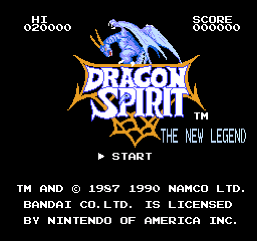 Dragon Spirit: The New Legend [NES]