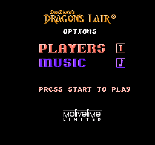 Dragon's Lair [NES]