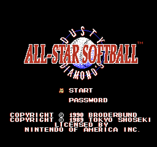 Dusty Diamond's All-Star Softball [NES]