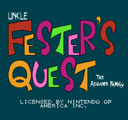 Fester's Quest [NES]