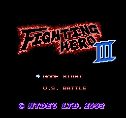 Fighting Hero III [NES]