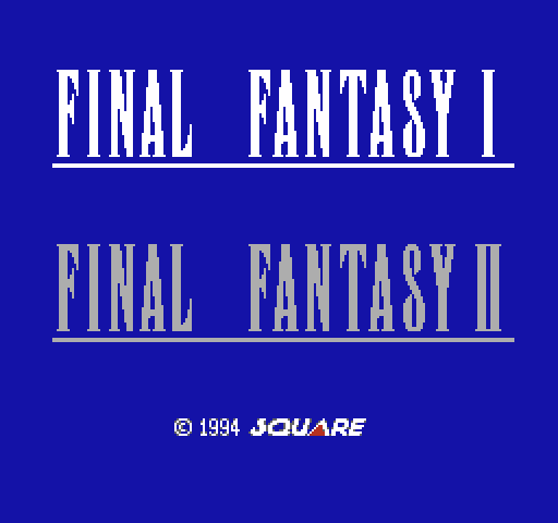 Final Fantasy I & II [NES]
