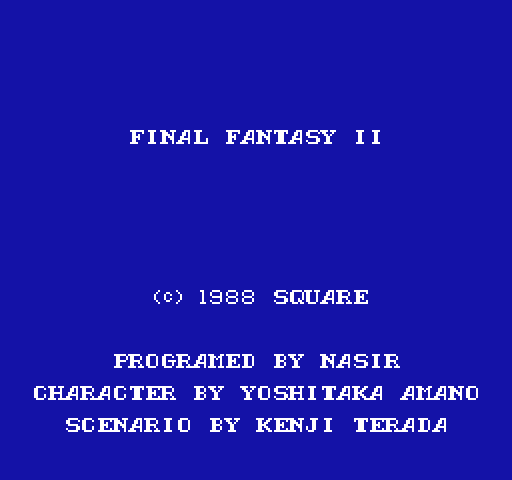 Final Fantasy II [NES]