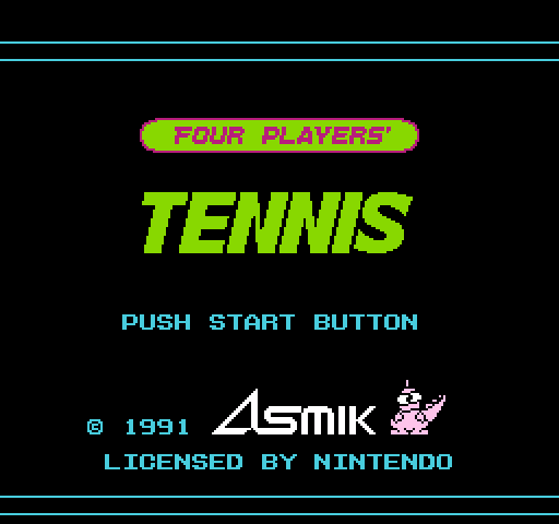 Four Players Tennis [NES]