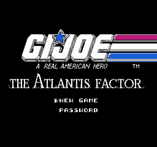 G.I. Joe: The Atlantis Factor [NES]