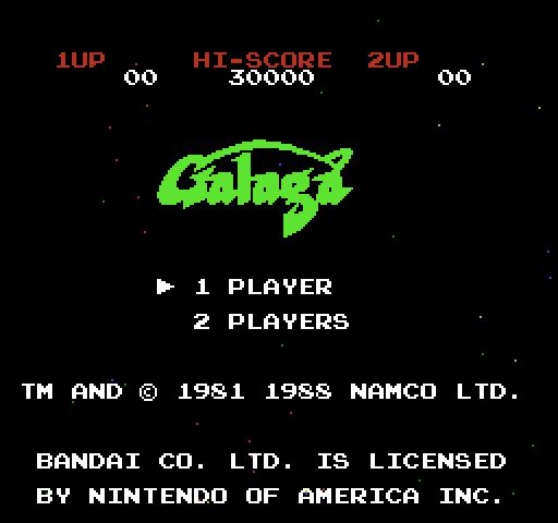 Galaga: Demons of Death [NES]
