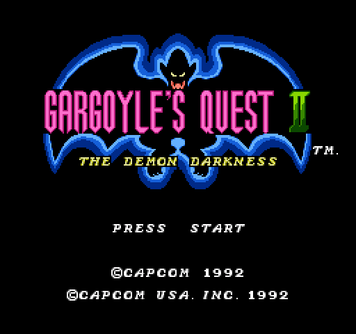 Gargoyle's Quest II: The Demon Darkness [NES]