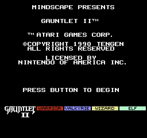 Gauntlet II [NES]