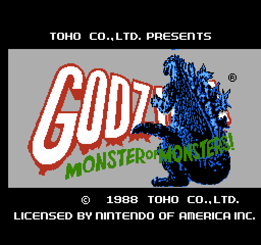 Godzilla: Monster of Monsters! [NES]