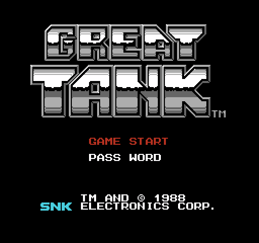 Great Tank [NES]