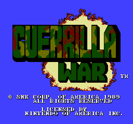 Guerrilla War [NES]