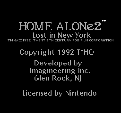 Home Alone 2: Lost in New York [NES]