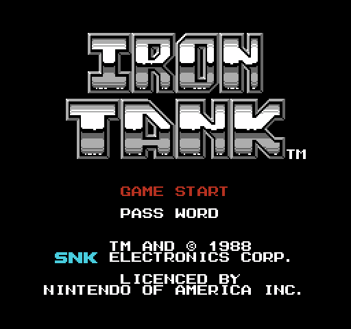 Iron Tank: The Invasion of Normandy [NES]