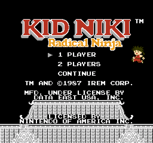 Kid Niki: Radical Ninja [NES]