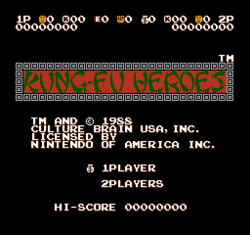 Kung-Fu Heroes [NES]