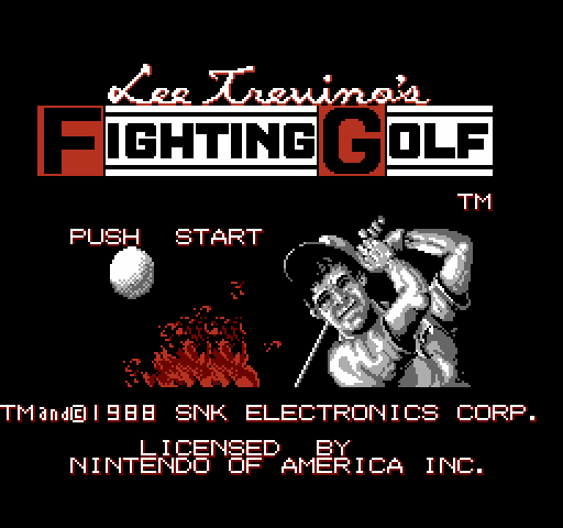 Lee Trevino's Fighting Golf [NES]