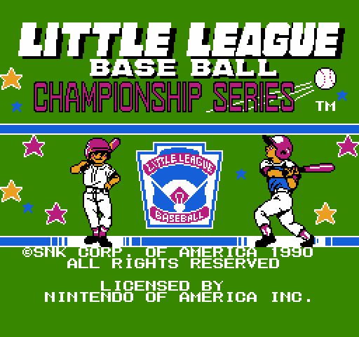 Little League Baseball: Championship Series [NES]