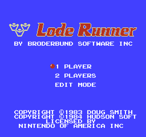 Lode Runner [NES]