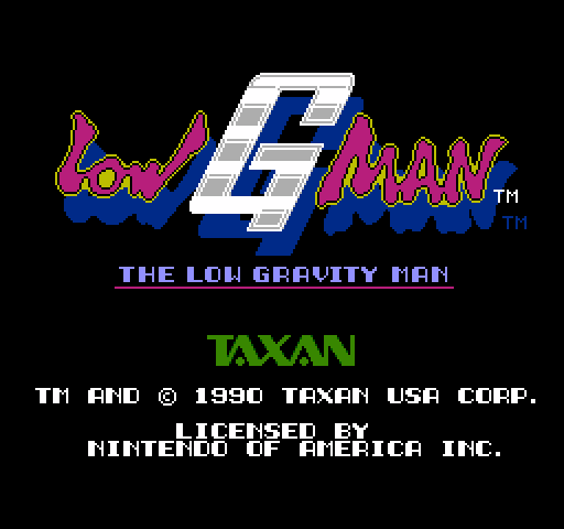 Low G Man: The Low Gravity Man [NES]