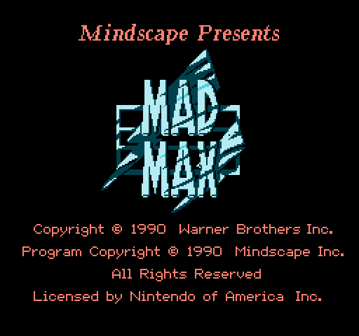 Mad Max [NES]