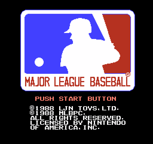 Major League Baseball [NES]