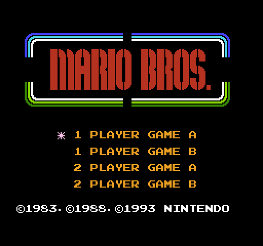 Mario Bros. Classic [NES]