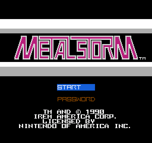 Metal Storm [NES]