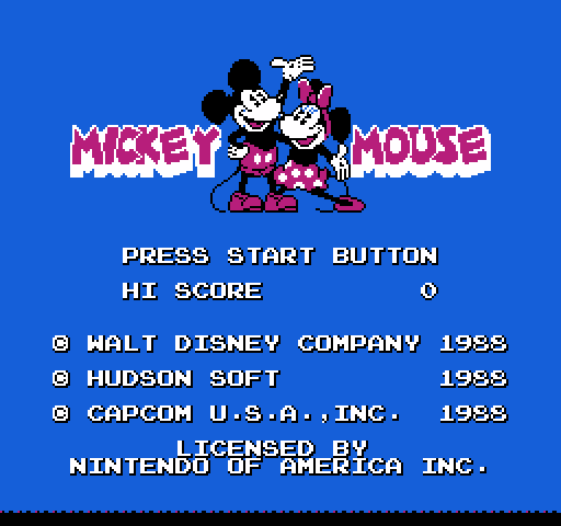 Mickey Mousecapade [NES]