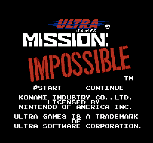 Mission: Impossible [NES]