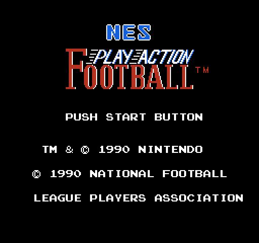 NES Play Action Football [NES]