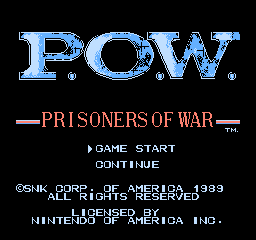 P.O.W.: Prisoners of War [NES]