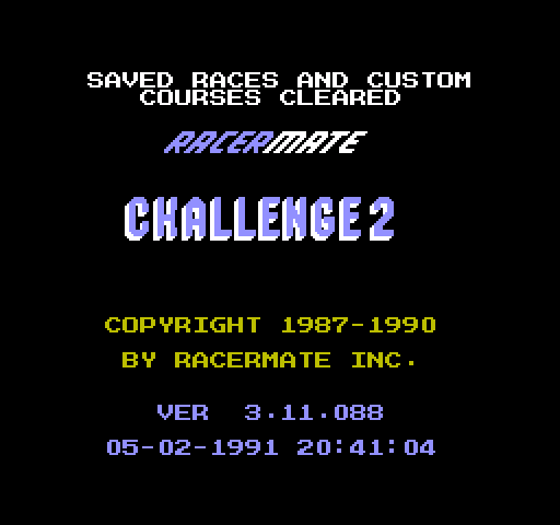 Racermate Challenge II V3-11-088 [NES]