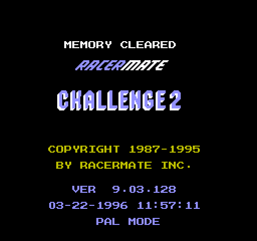 Racermate Challenge II V9-03-128 [NES]